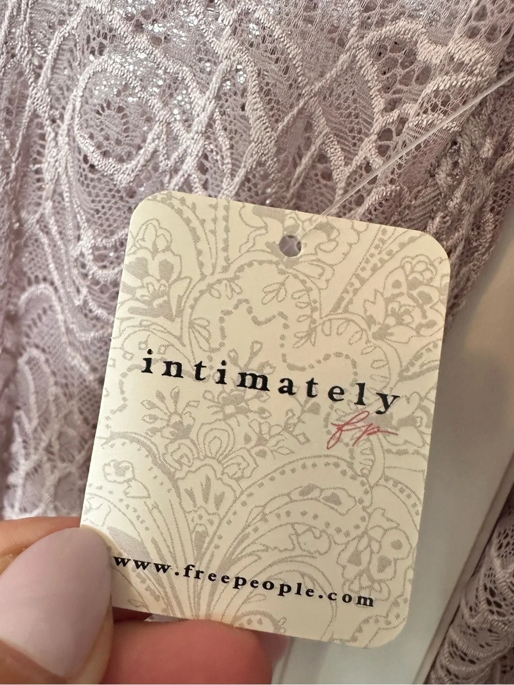NWT🤍Free People In My Head Bodysuit Small Lavender